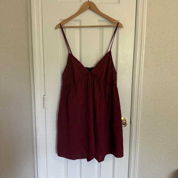 NWT Wild Fable Red Camisole Dress with Adjustable Straps Mini Beach Summer XL - Picture 1 of 7